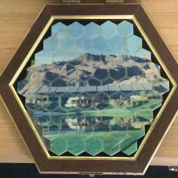 Vintage mosaic tile puzzle. - Picture 2 of 4